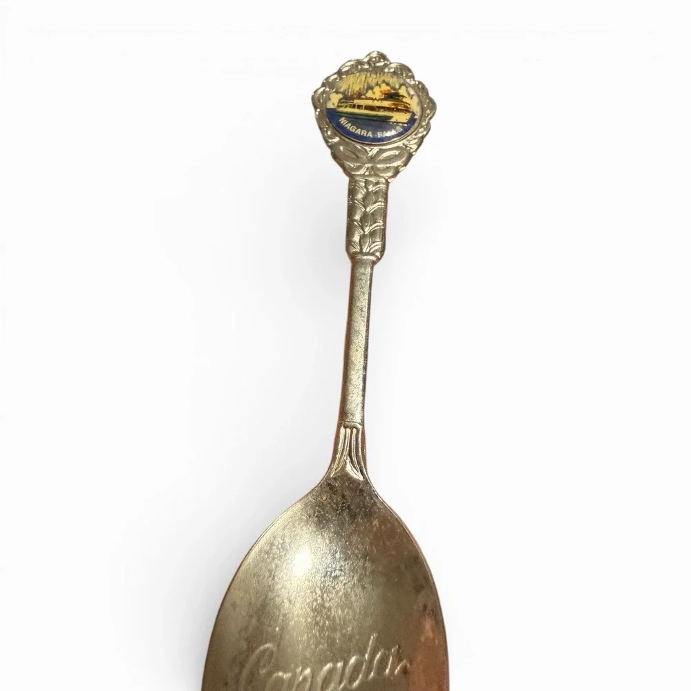 Vintage Souvenir Spoon Lot‎ of (3) – Niagara Falls Canada & USA
